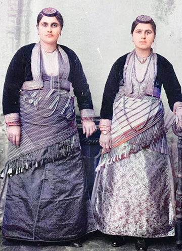 greek women colourised360