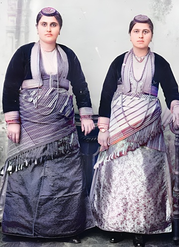 greek women colourised360